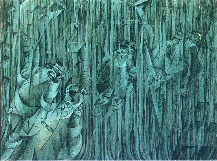 Paint By Number States of Mind - Umberto Boccioni