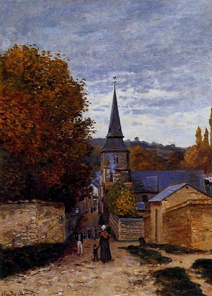 Paint By Number Street in Saint-Adresse - Claude Monet