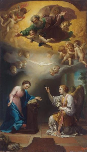 Paint By Number The Annunciation - Anton Raphael Mengs