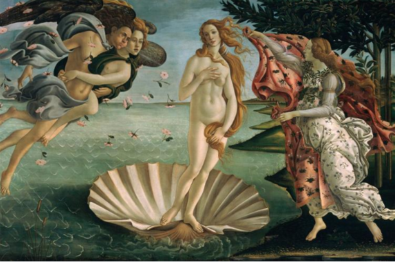 Paint By Number The Birth of Venus by Sandro Botticelli