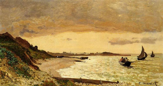Paint By Number The Coast at Sainte-Adresse by Claude Monet