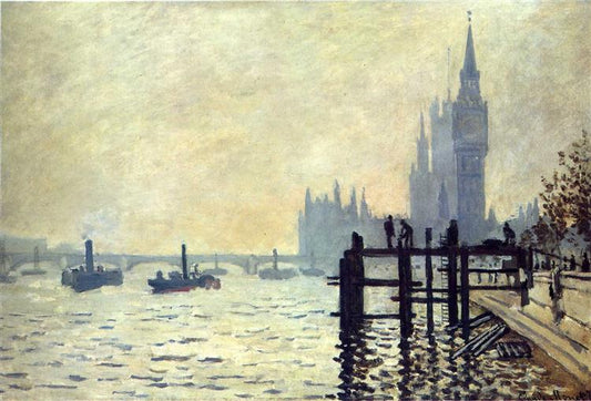 Paint By Number The Thames below Westminster by Claude Monet