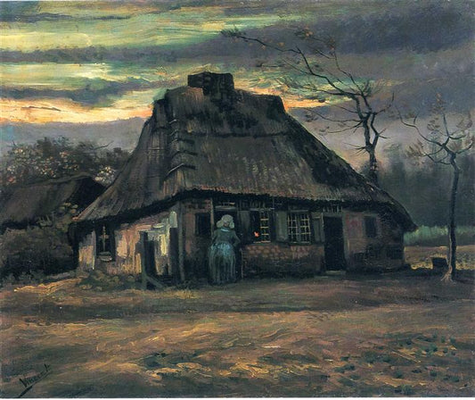The cottage-Vincent Van Gogh Paint by Number