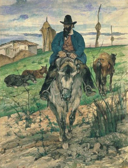 Paint by Number The cowboy - Giovanni Fattori