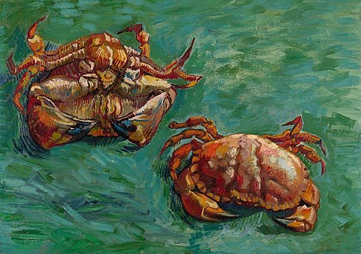 Two Crabs-Vincent Van Gogh Paint by Number