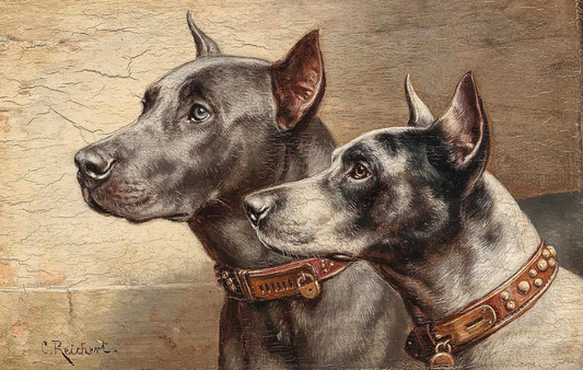 Two Friends Paint by Number - Carl Reichert