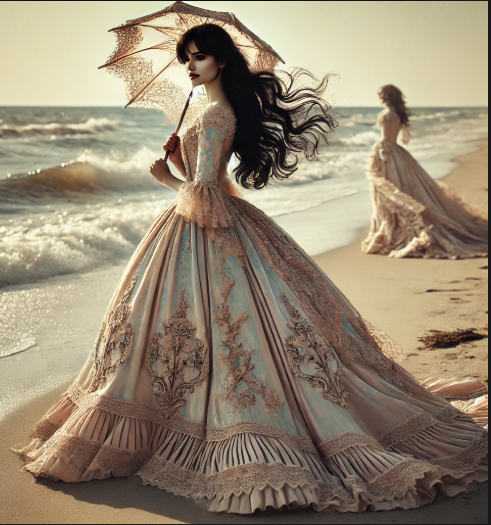 Paint by Number Victorian Lady’s Ocean Retreat