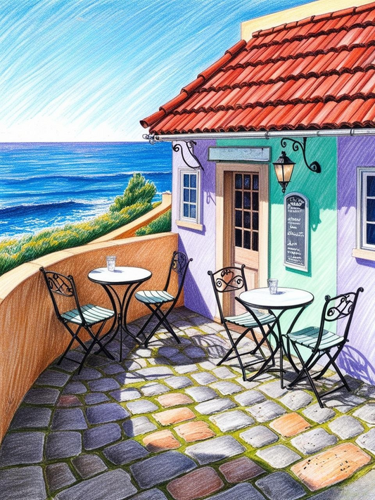 Paint by Number Shoreline Shanty