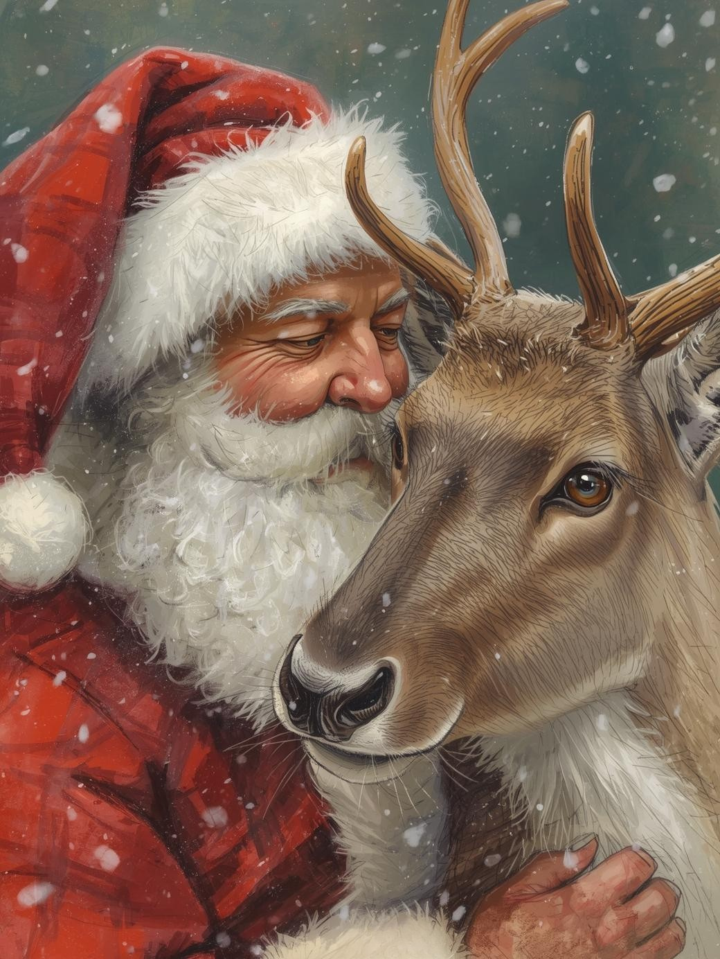 Paint by Number The Keeper of Reindeer Dreams