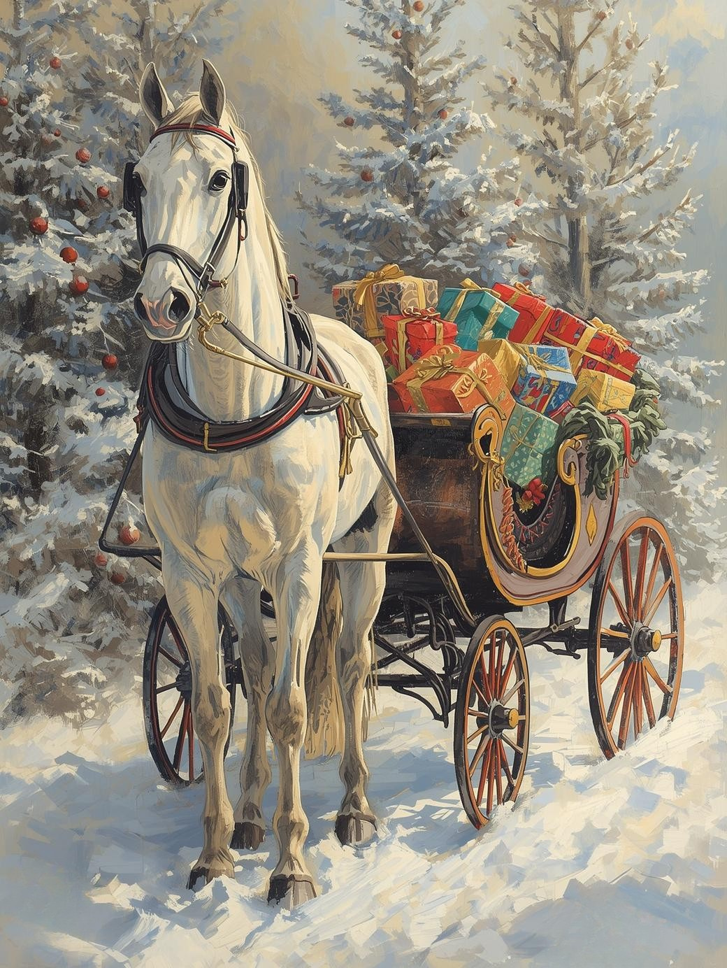 Paint by Number Silent Night Ride