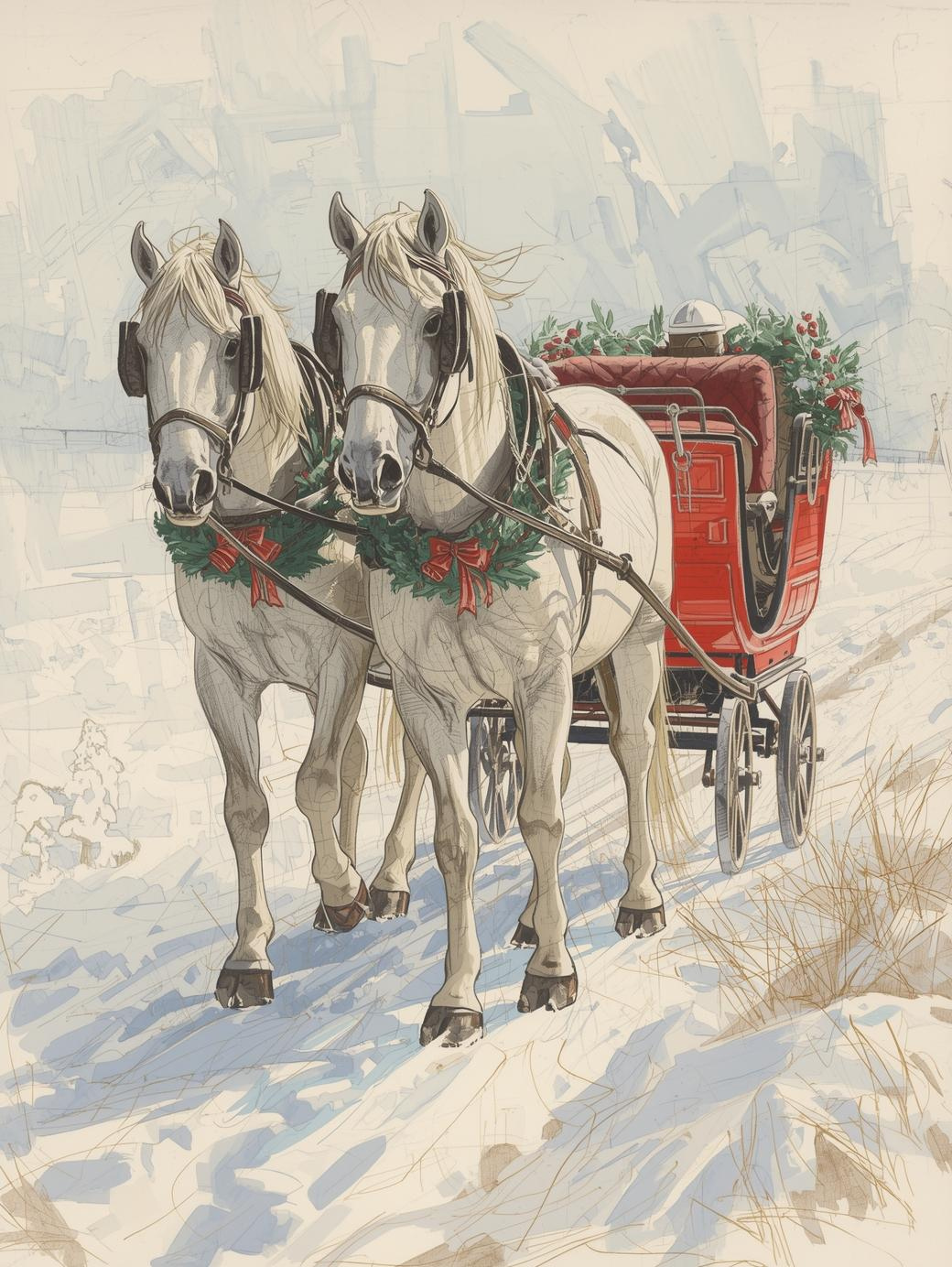 Paint by Number The Christmas Ranch