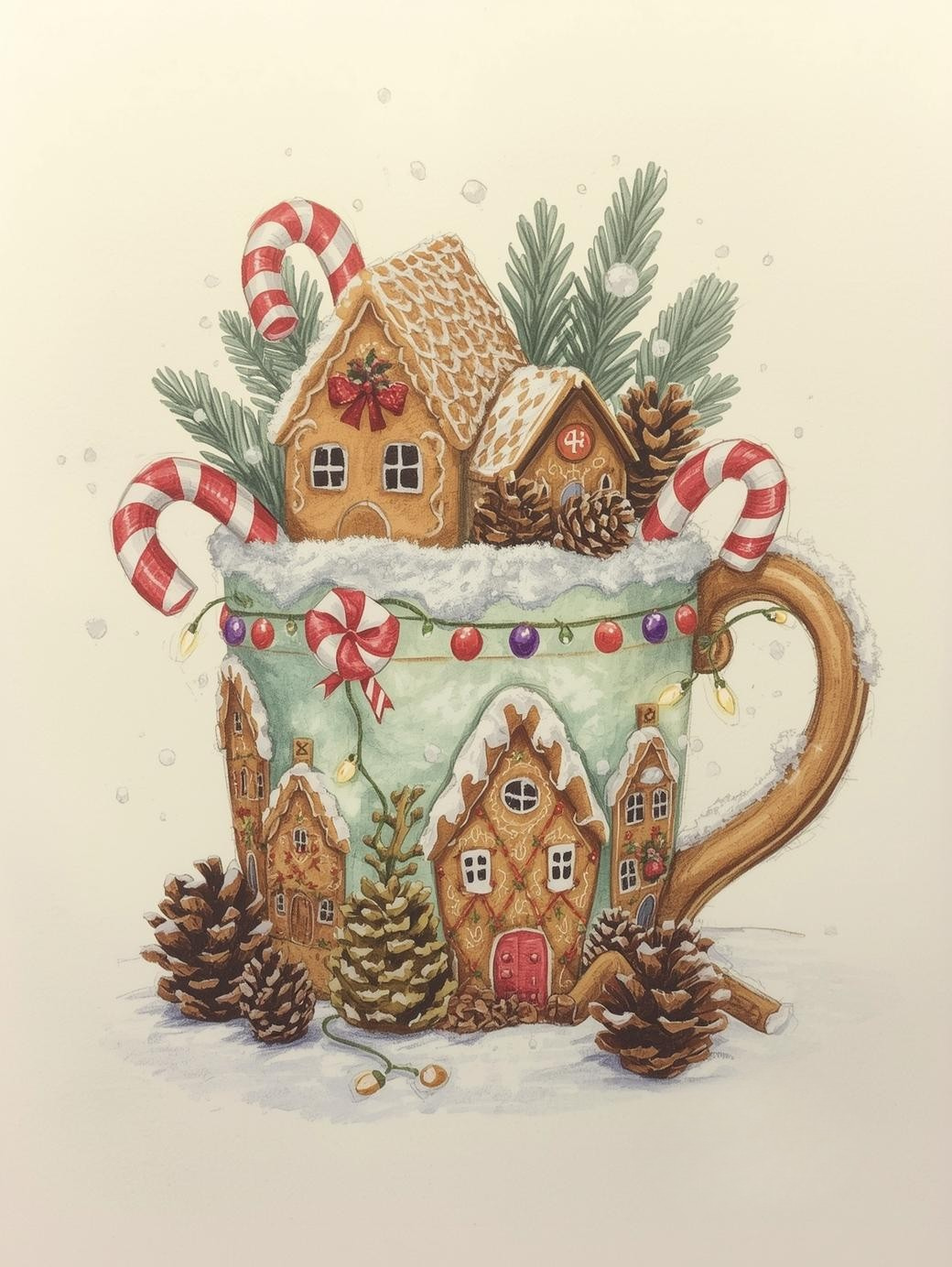 Paint by Number Oh What Fun Mug