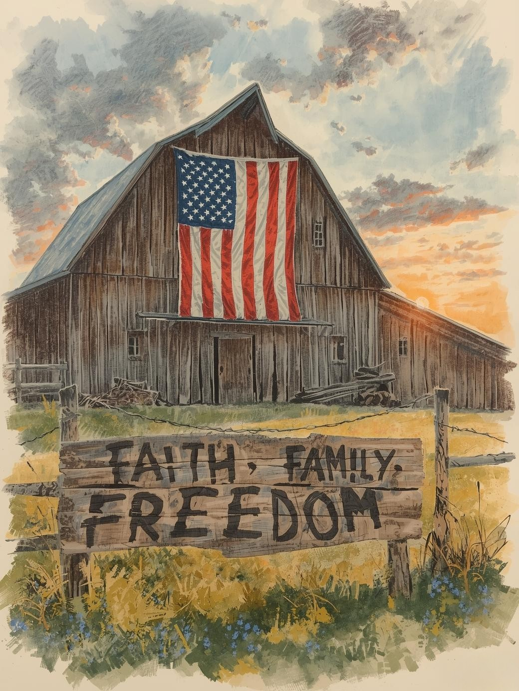 Paint By Number Born to Be Free