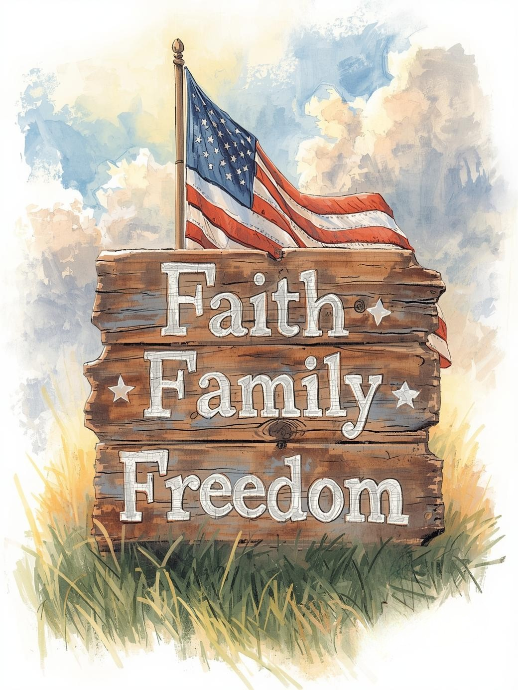 Paint By Number America the Beautiful