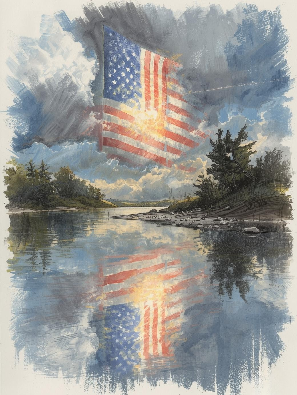 Paint By Number Home of the Brave