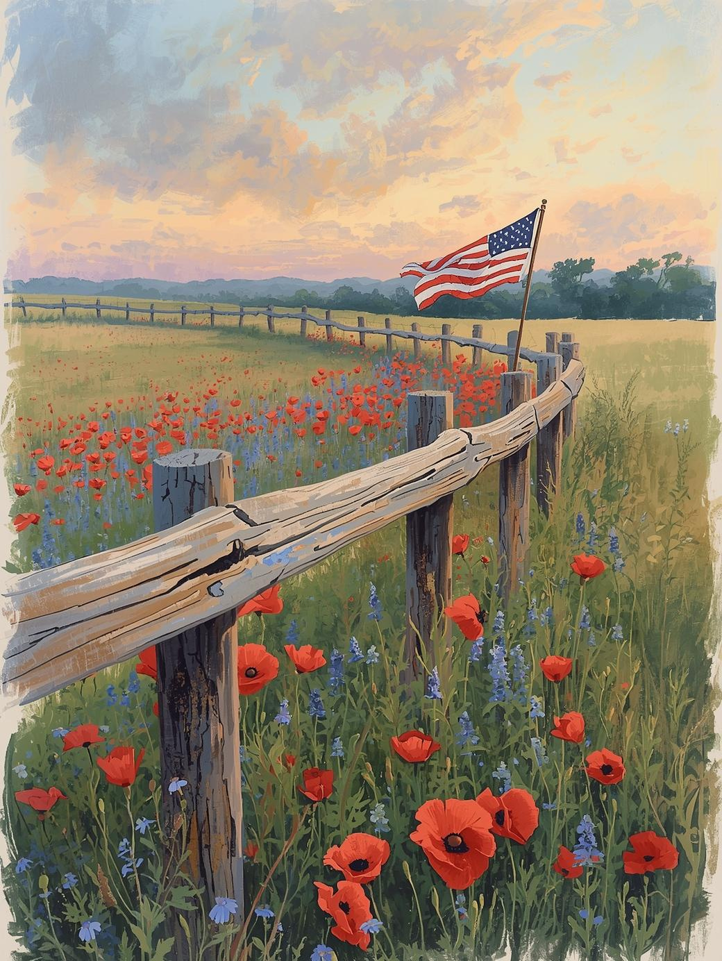 Paint By Number Let Freedom Ring