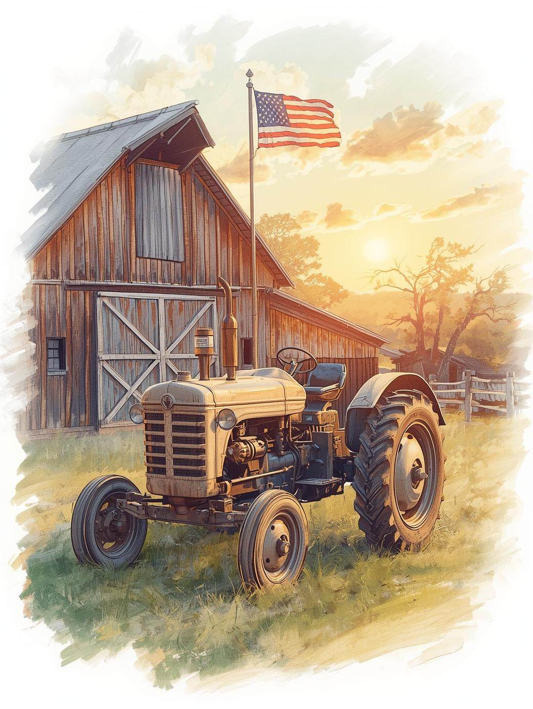 Paint By Number The American Spirit