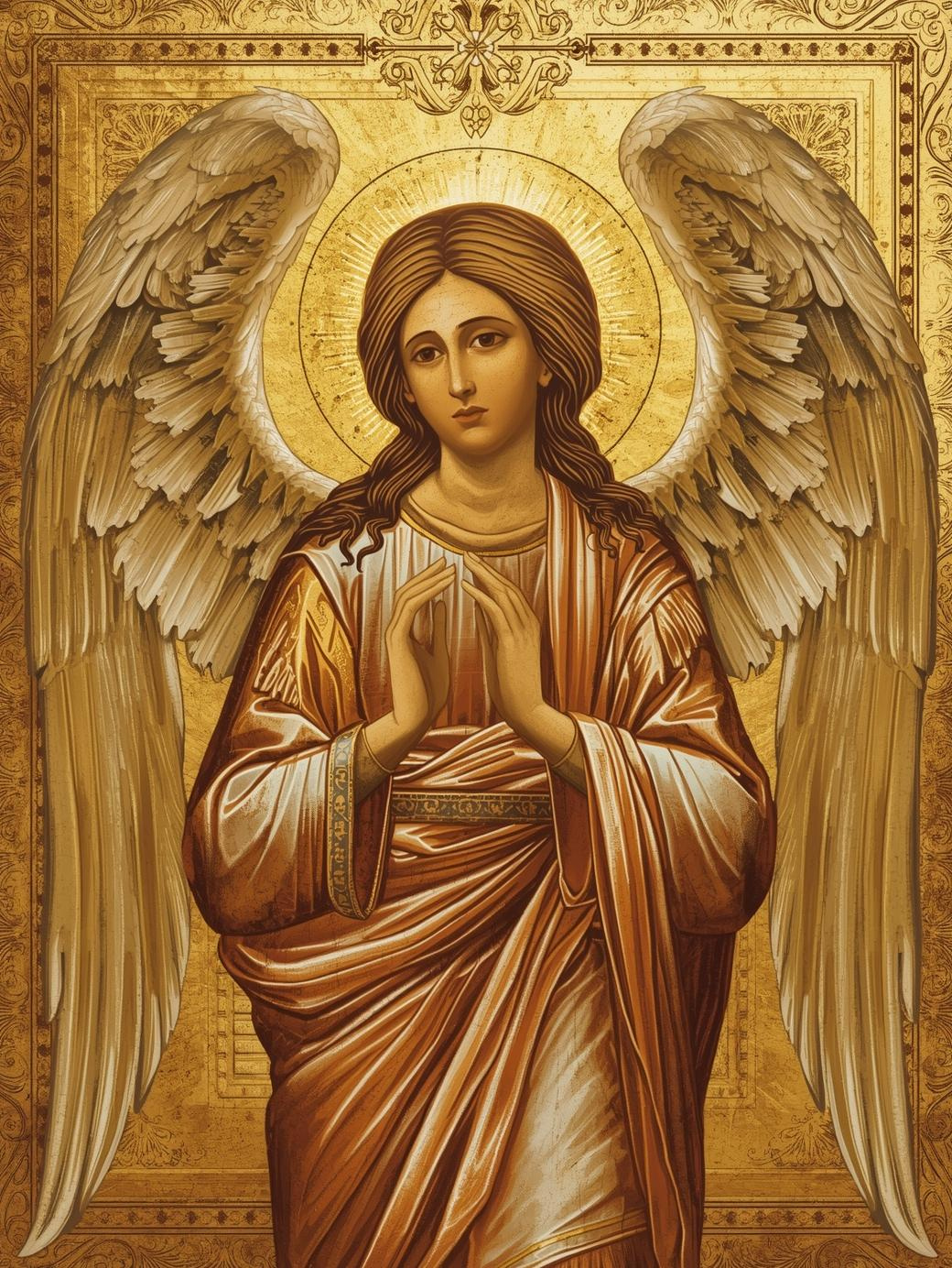 Angel of Peace – Sacred Spiritual Icon Paint by Number