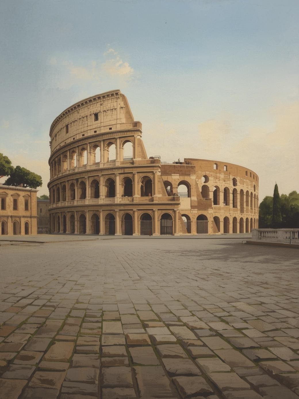Paint by Number Colosseum in Rome Classic View – DIY Painting Kit