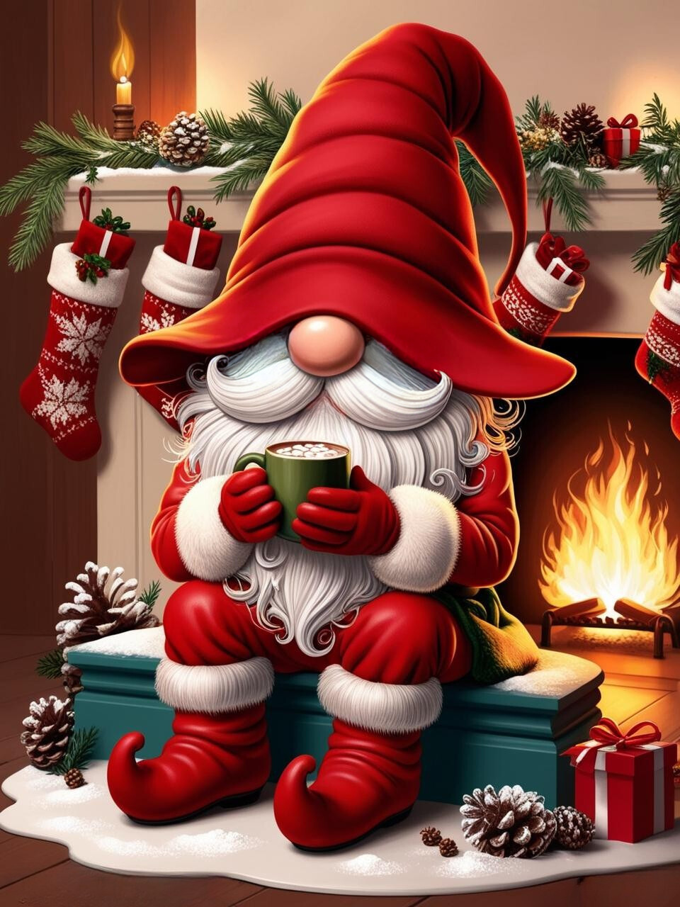 Paint by Number Merry Moments Gnome