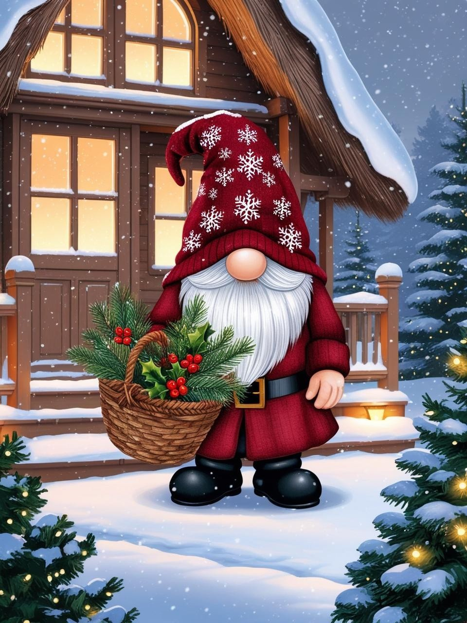 Paint by Number Noel Spirit Gnome