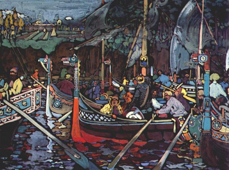 Paint By Number Volga song - Wassily Kandinsky