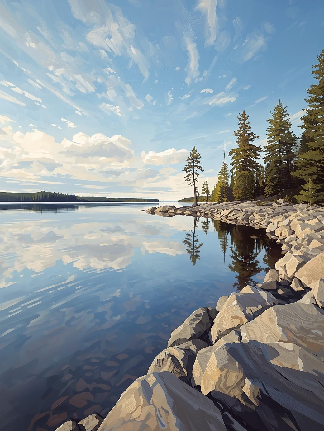 Voyageurs National Park (Minnesota) Paint by Number Beauty
