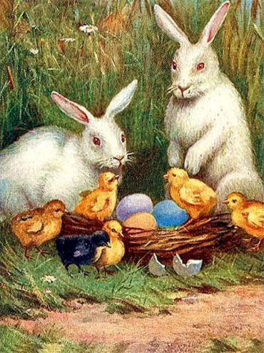 Paint By Number Whiskers and Wonders Bunnies and Chicks