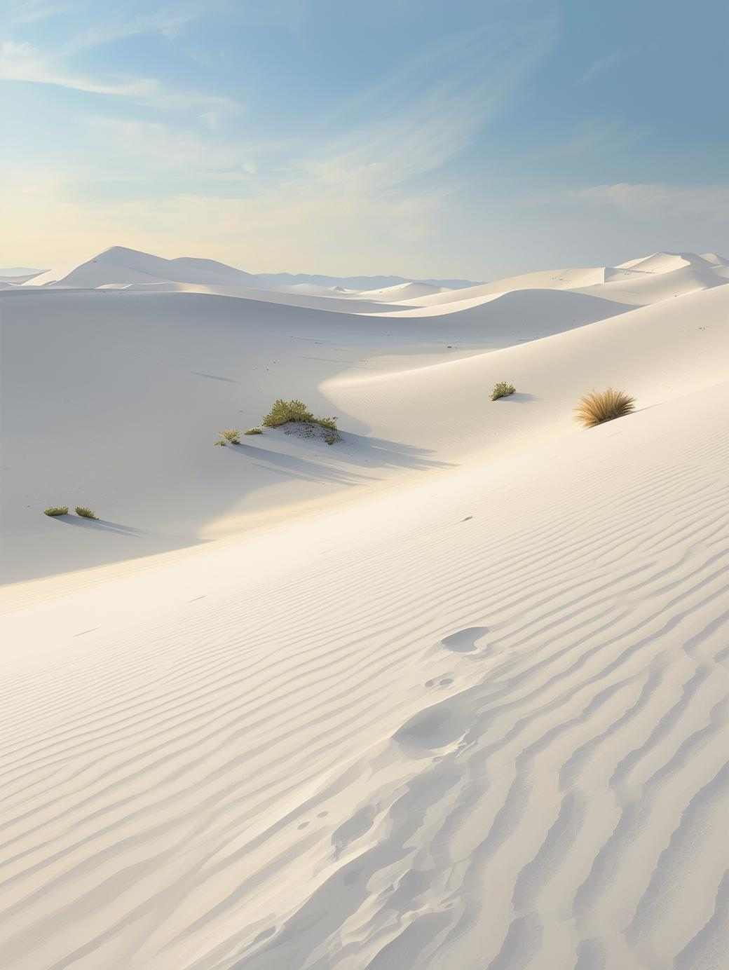 White Sands National Park (New Mexico) Paint by Number Sand Dunes