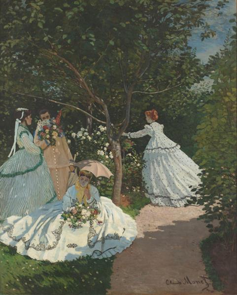 Paint By Number Women in the garden by Claude Monet