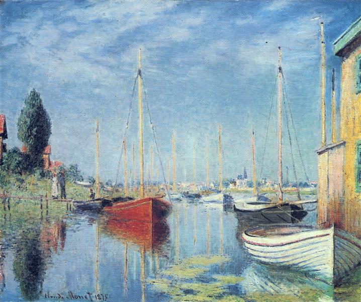 Paint By Number Yachts At Argenteuil - Claude Monet