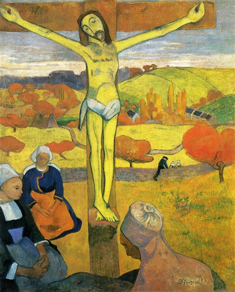 Paint by Number Yellow Christ Sacrifice -Paul Gauguin