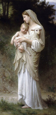Paint By Number Mary and Baby Jesus-Bouguereau