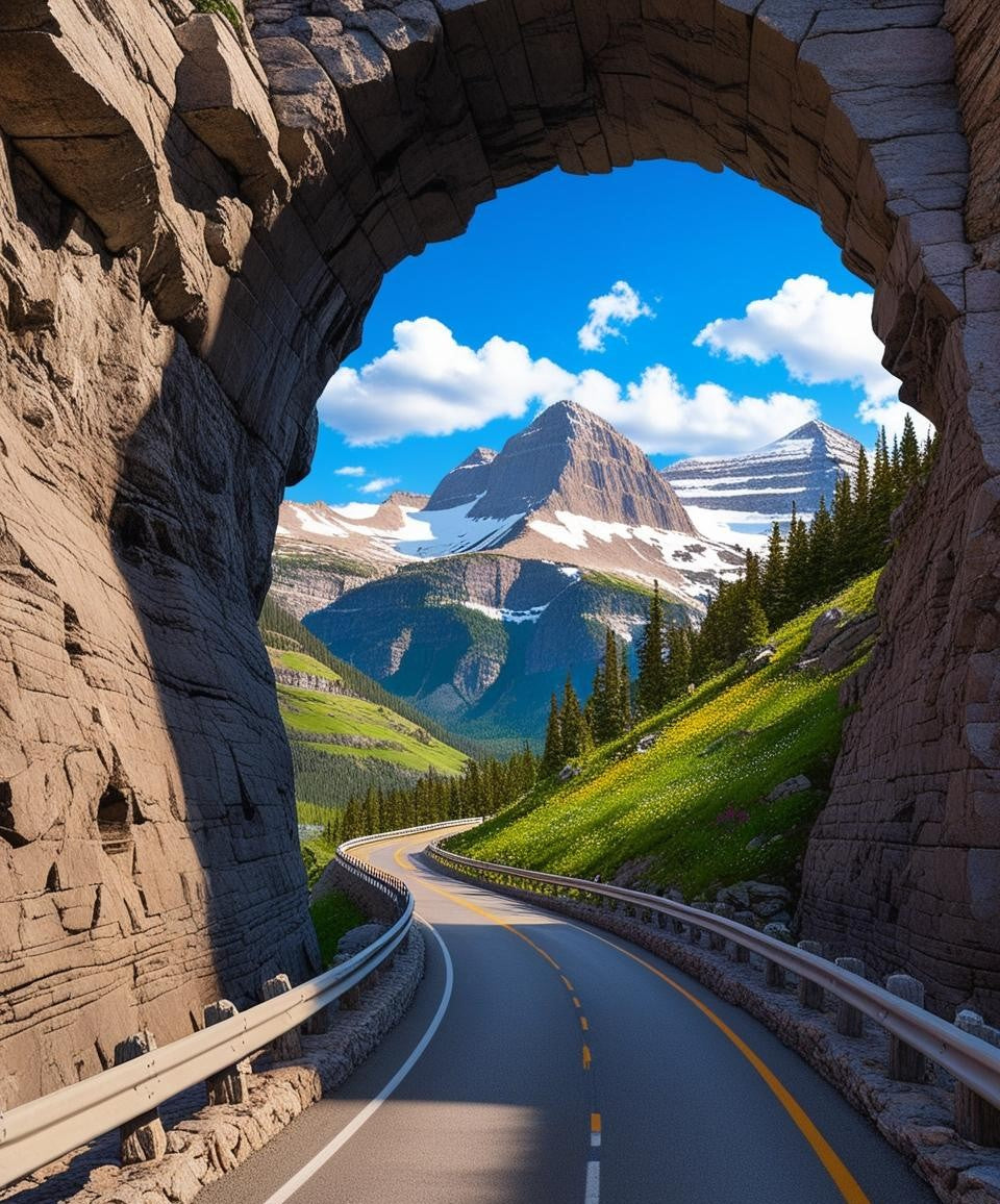 Paint by Number Glacier National Park (Montana) Wilderness Adventures