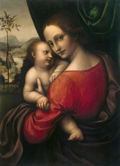 Paint by Number Madonna and Child - Giampietrino