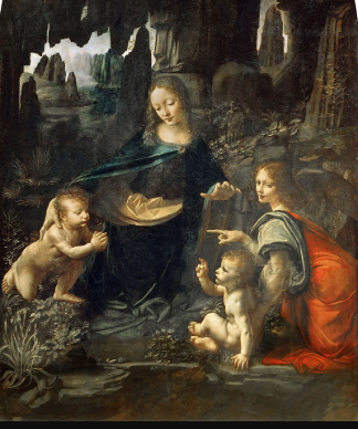 Paint by Number Lady in Rock Grotto - Leonardo da Vinci