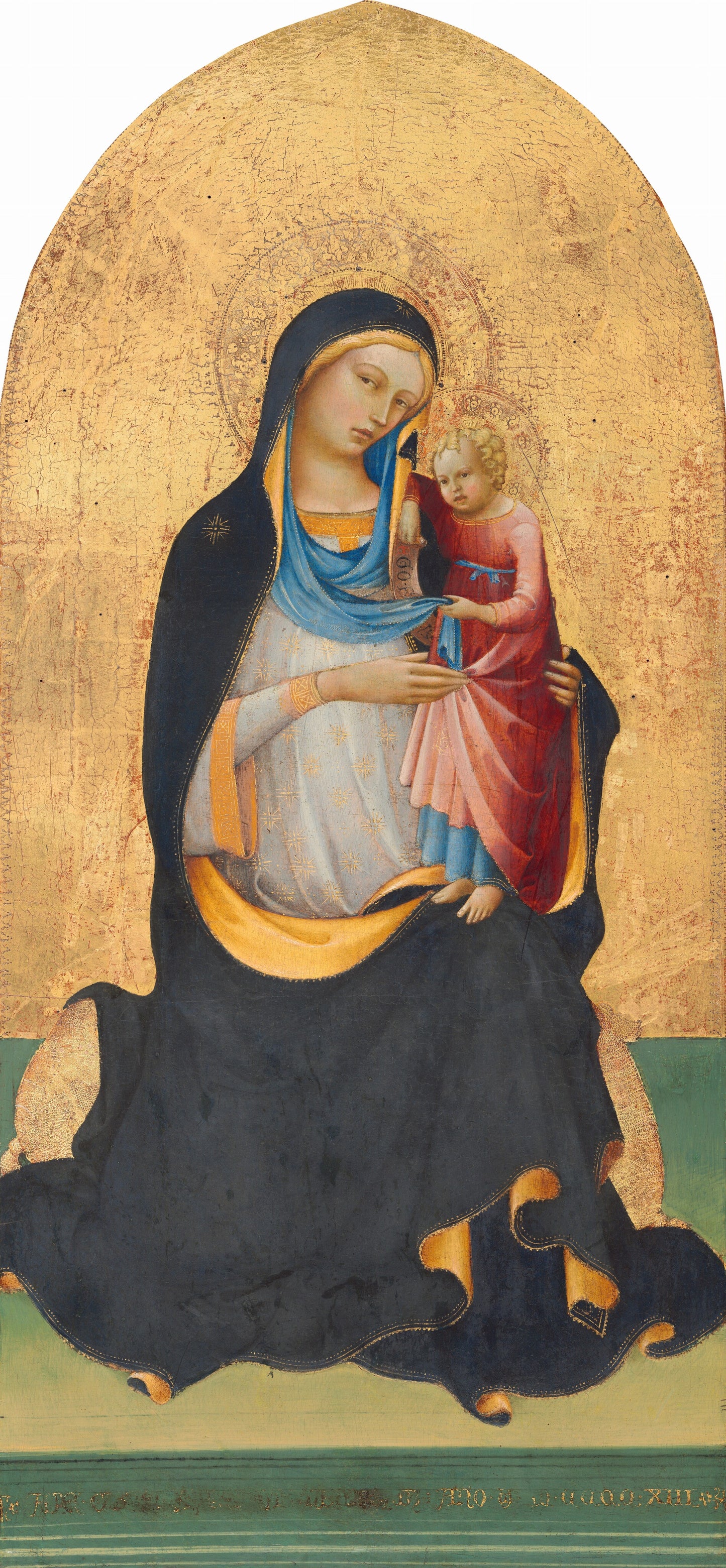 Paint By Number Madonna and Christ - Lorenzo Monaco