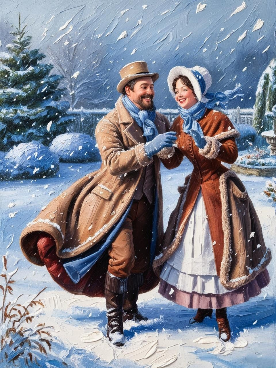 Paint by Number Victorian Timeless Love