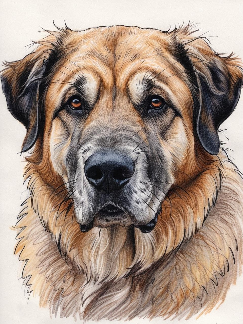 Paint by Number Gentle Giant: Great Pyrenees