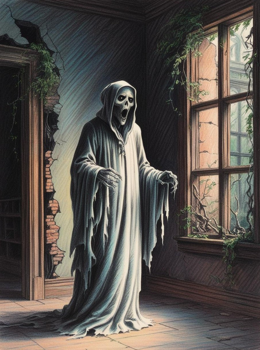 Paint by Number Haunting Ghoul