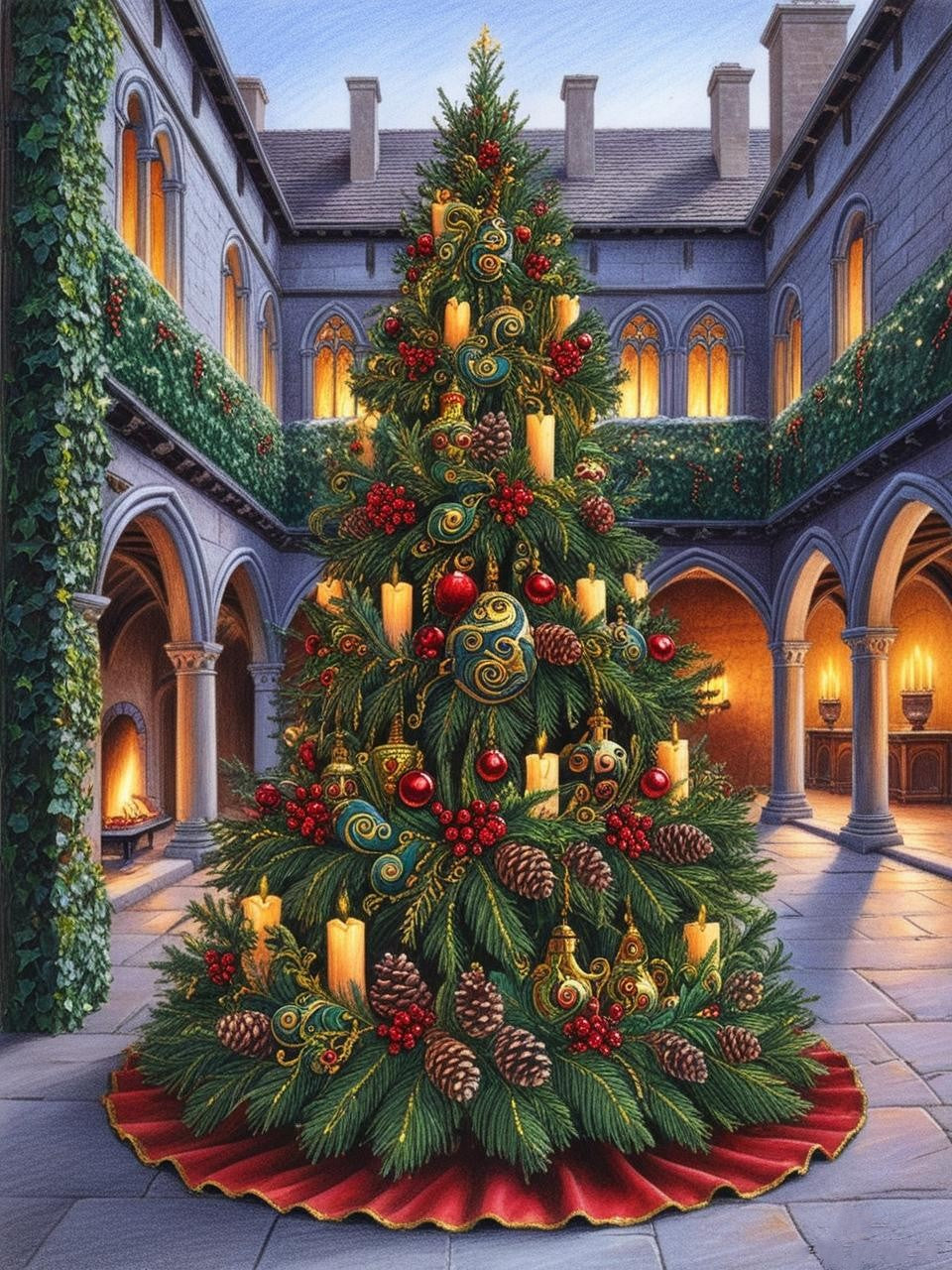 Paint by Number Holiday Glow Christmas Tree
