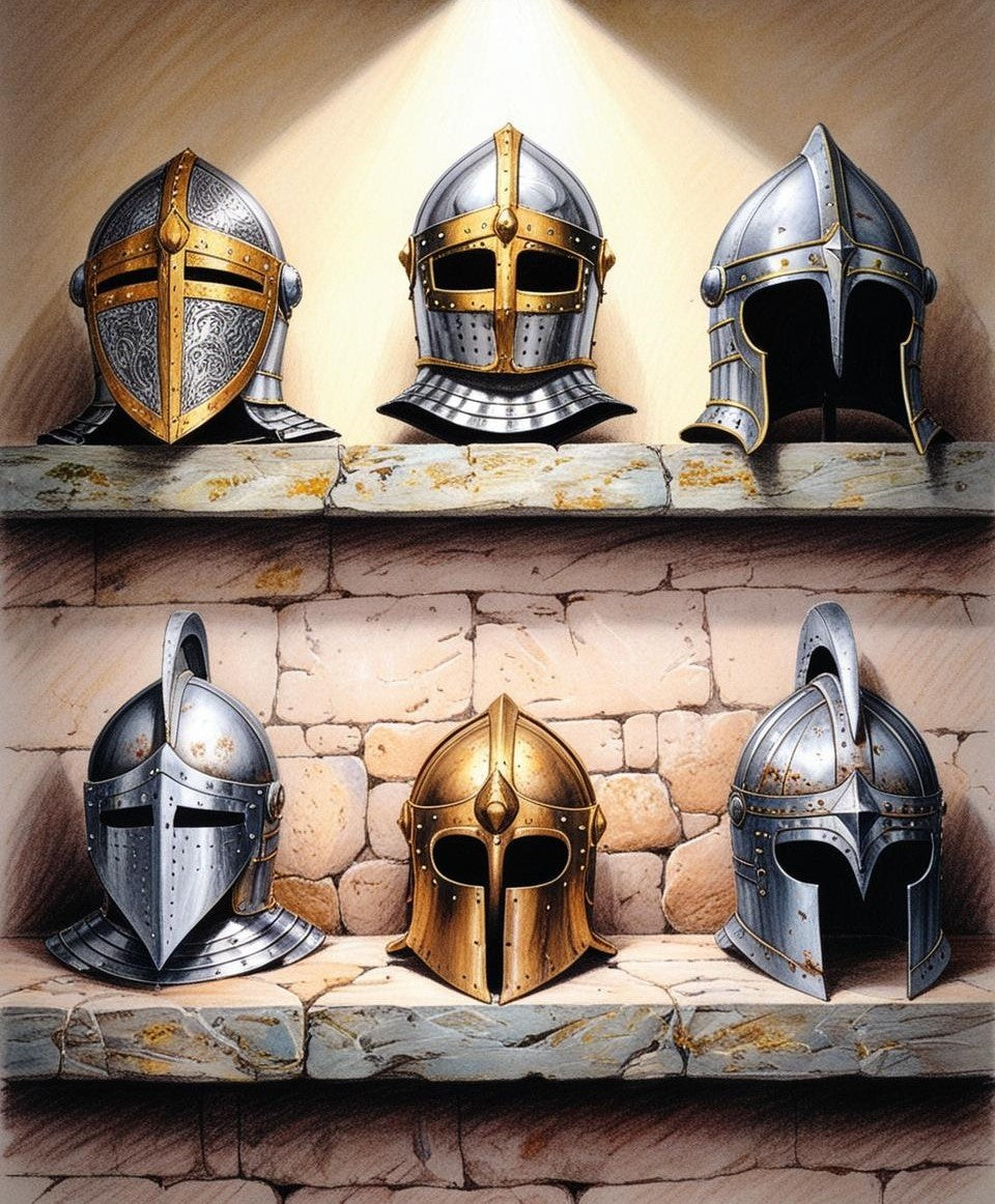 Paint by Number Armor of Legends