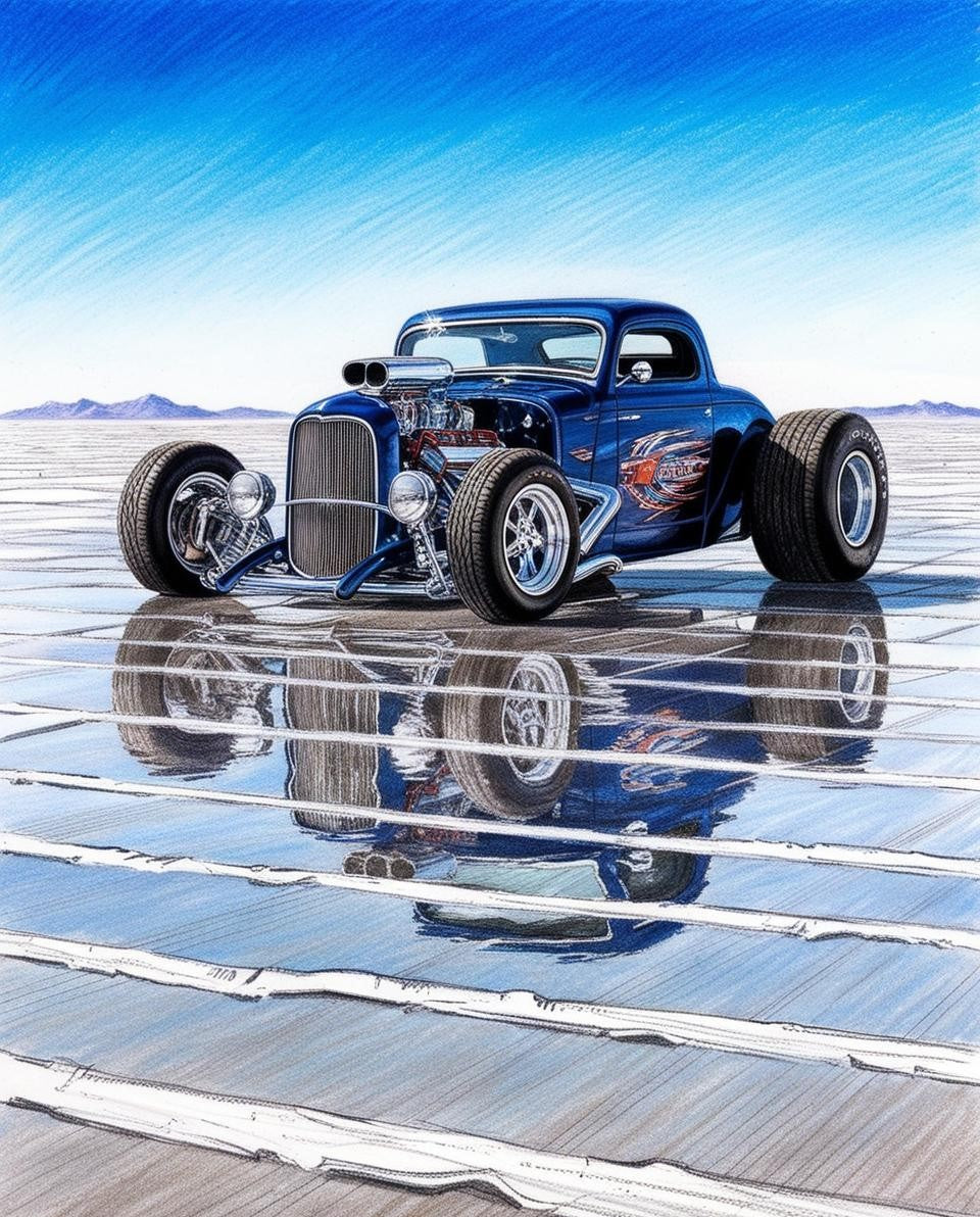 Paint By Number Vintage American Beauty