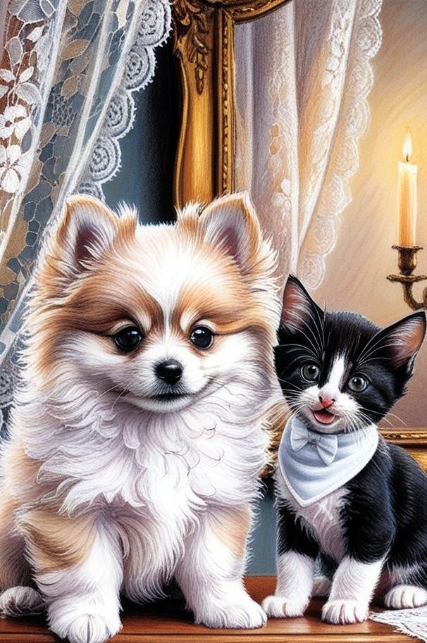 Paint by Number Heartfelt Friendship