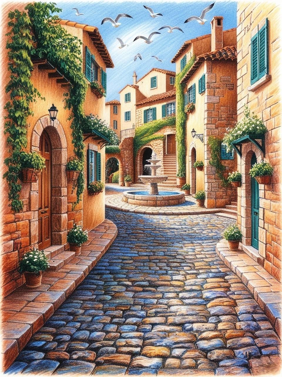 Paint by Number Ocean's Edge Escape