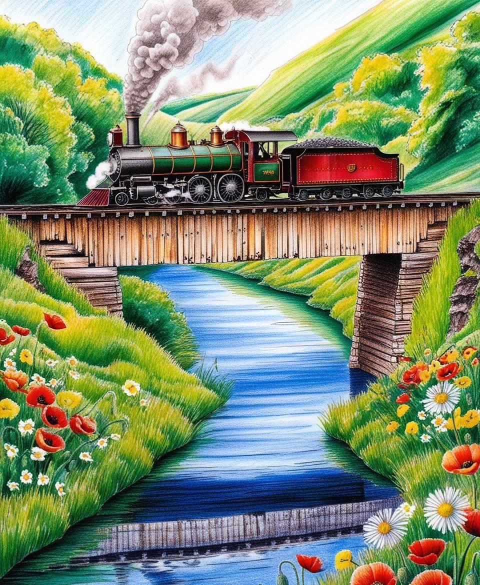 Paint By Number Classic Rail Pioneer
