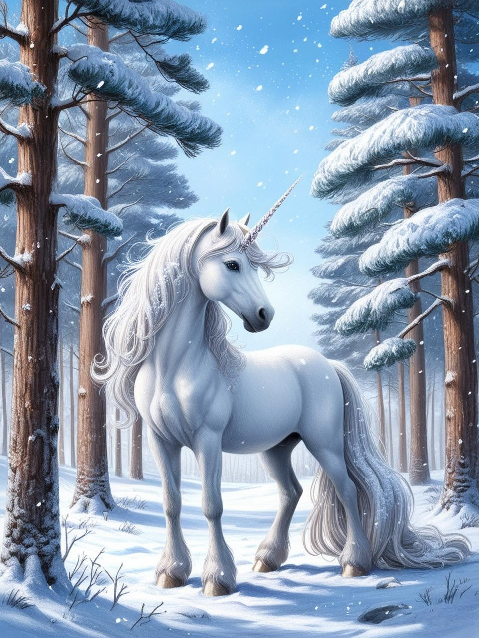 Paint by Number Journey to the Unicorn’s Realm