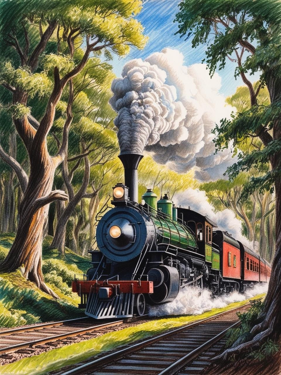 Paint By Number Graceful Iron Giant