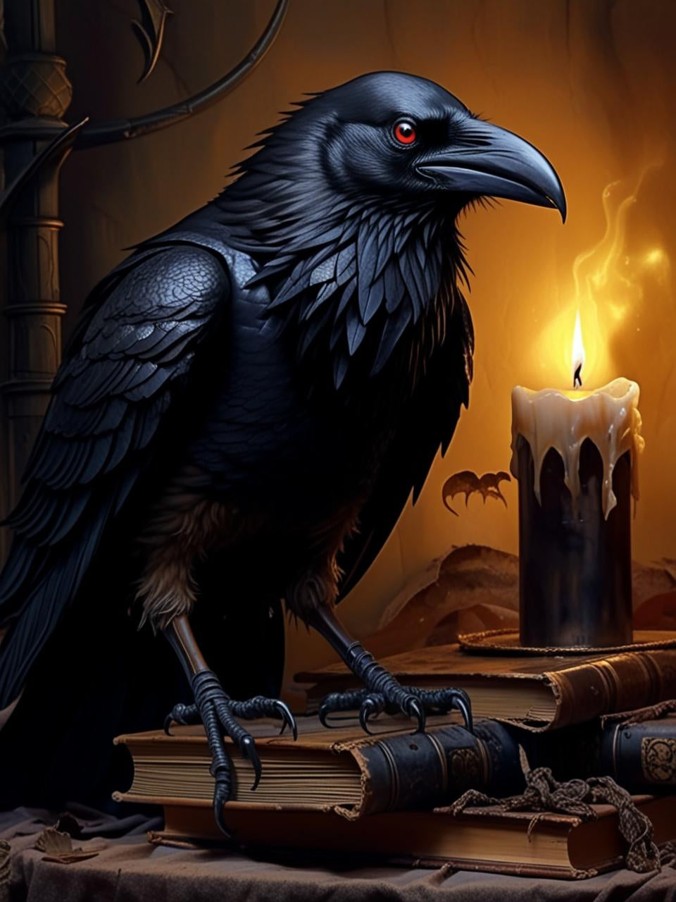 Paint by Number Midnight Crow