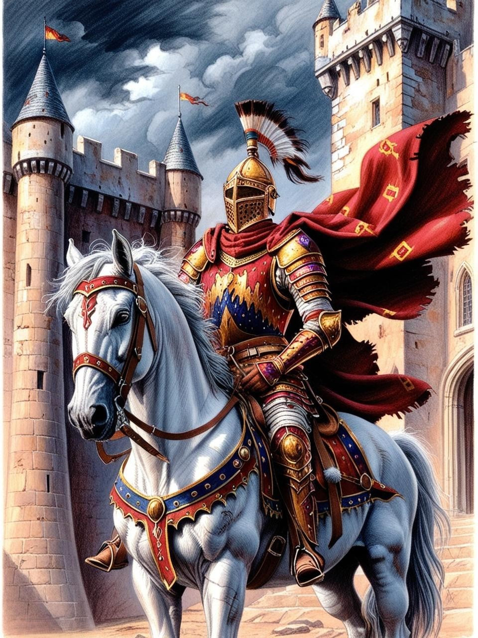 Paint by Number Legend of the Knight